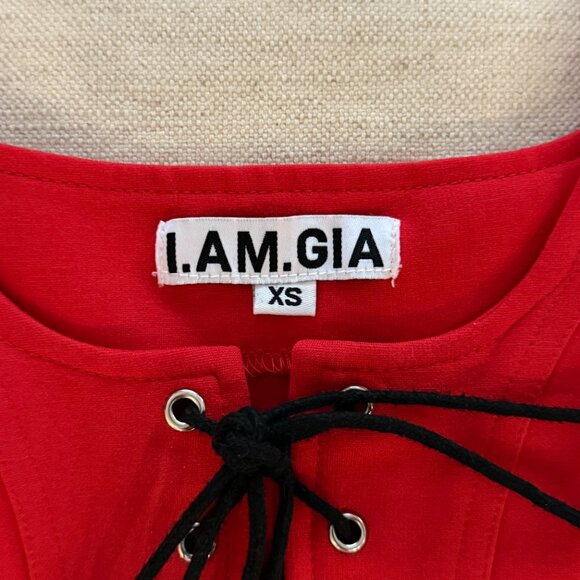 I.AM.GIA Women's Red Memphis Corset Top - Size  XS - Picture 7 of 12